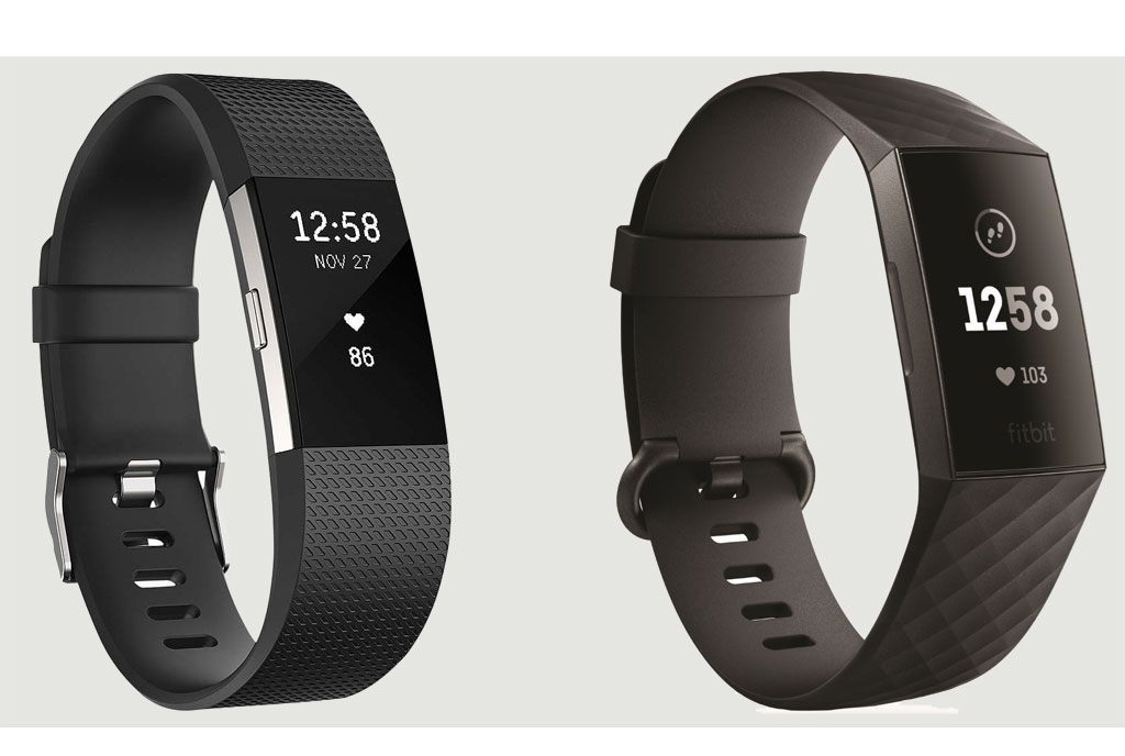 what is difference between fitbit charge 2 and 3