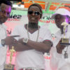 DJ Shiru, Jose Chameleone and AK 47 at the Teeniez Awards.